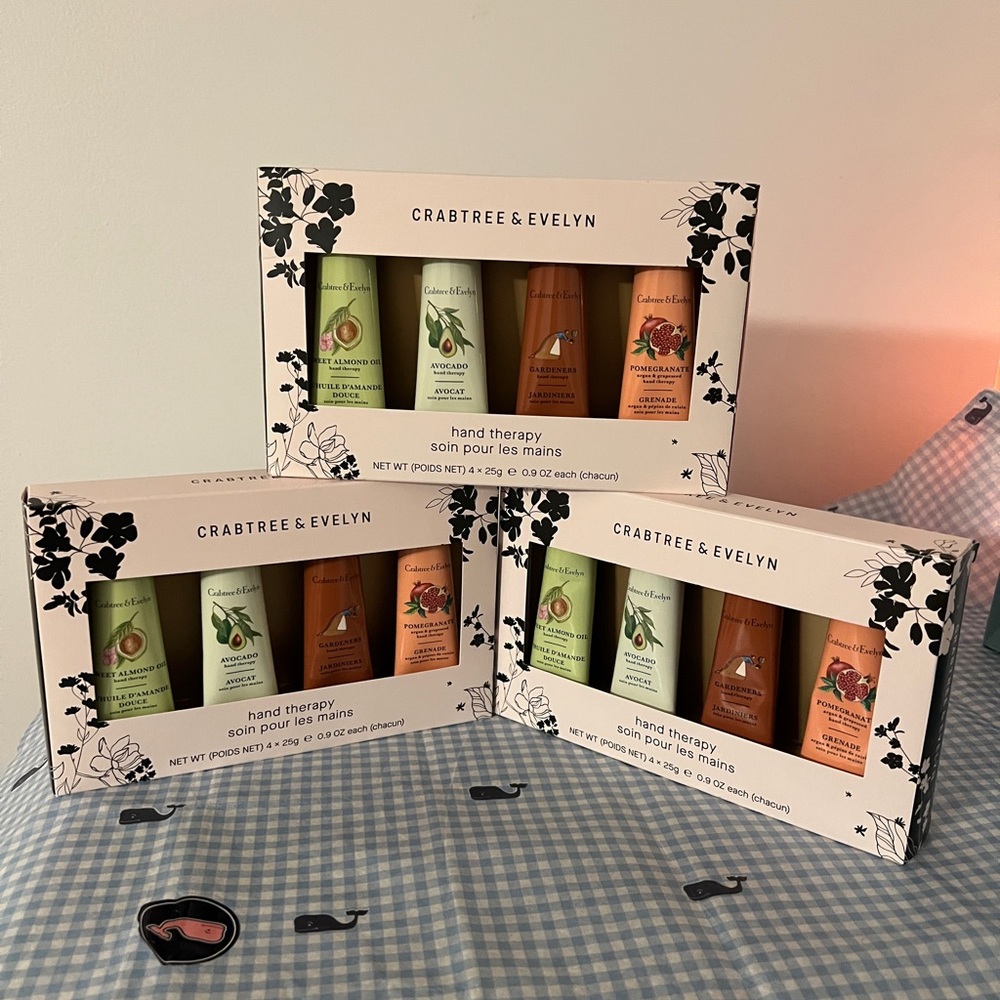 3 set Crabtree Evelyn Hand Cream